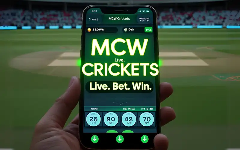 Live betting thrills on MCW Crickets.
