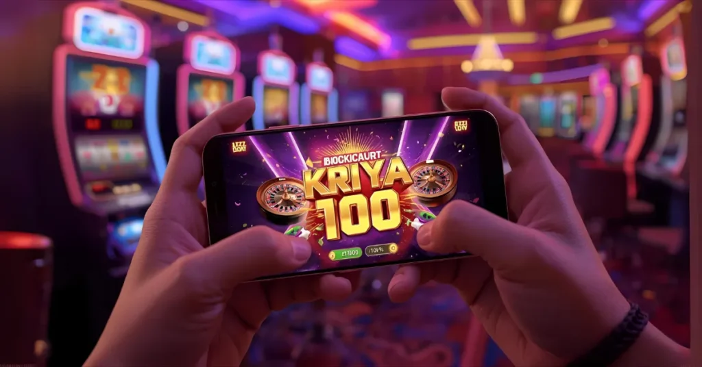 Kriya Login Brilliant Casino Bonus – ৳500,000 Offer Dhaka player excitedly using kriya login on Brilliant Casino smartphone, unlocking ৳500,000 bonus.